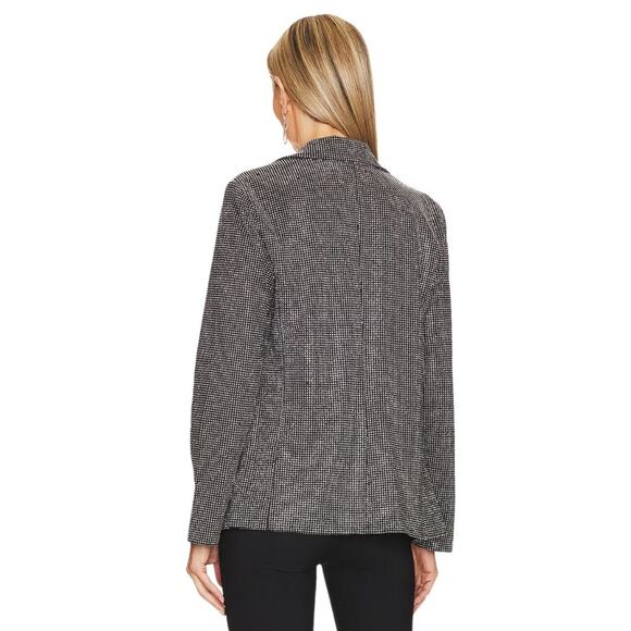 Steve Madden Rhinestone Blazer XS Black Silver Sparkle Party Jacket - Picture 3 of 8